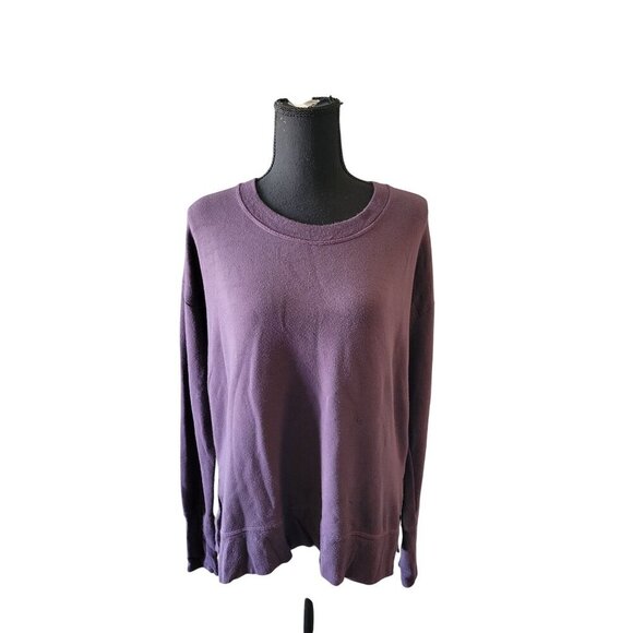 Athleta Sweaters - Athleta Long Sleeve Purple Sweater Size XS Thumb Holes Sport Athletic Casual
